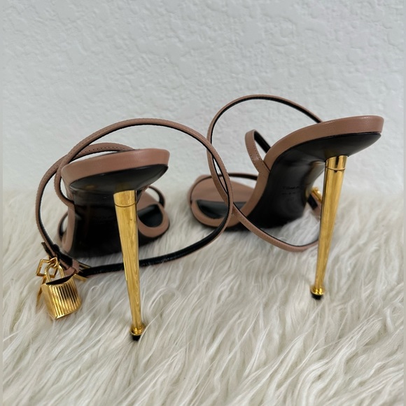 Tom Ford 105mm Lock & Key Stiletto Sandals (new) - Picture 4 of 6